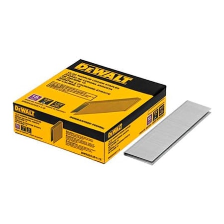 Dewalt DeWalt 18 Gauge 7/32" Crown 1-1/4 SX Staple, 5000/Qty DWSX503511/4